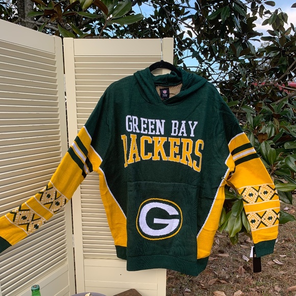 NWT - NFL Green Bay Packer Christmas Sweater - Picture 3 of 8